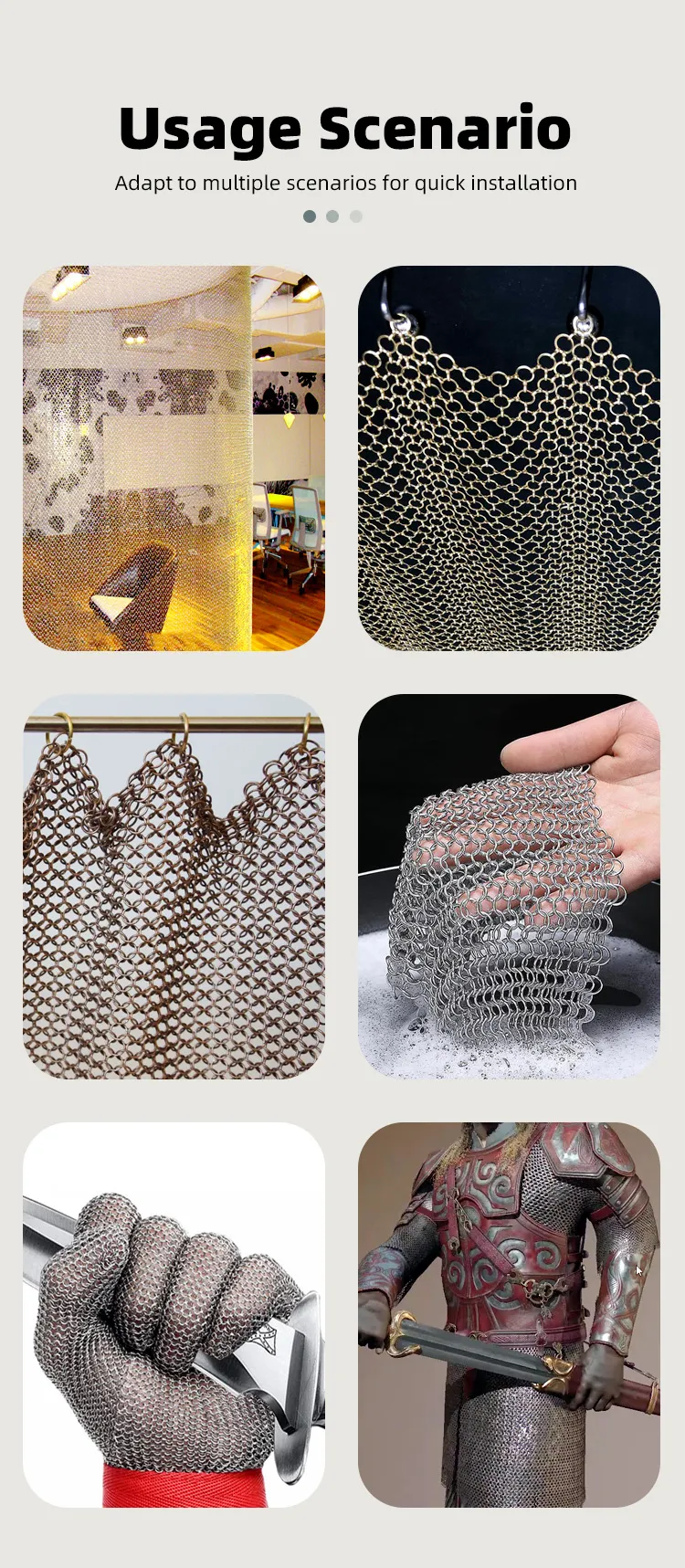 metal ring mesh curtain Read More About metal ring mesh curtain